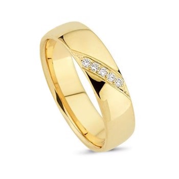 Model A4014-14G-DAME, guld hos Guldsmykket.dk
